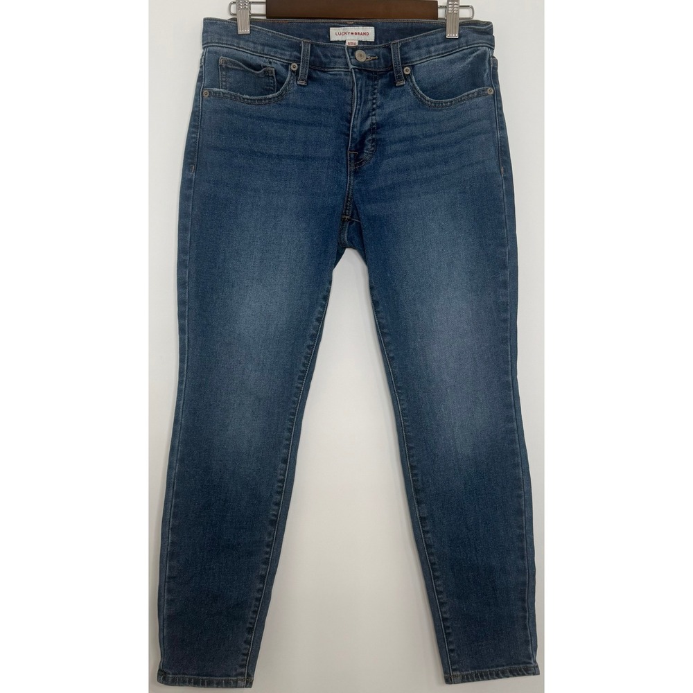 Lucky Brand Ava Mid Rise Skinny Jeans Women's 8/29 Medium Wash